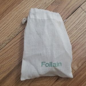 Follain drawstring bag